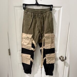 Fashion Nova Multi-Tone Cargo Pants